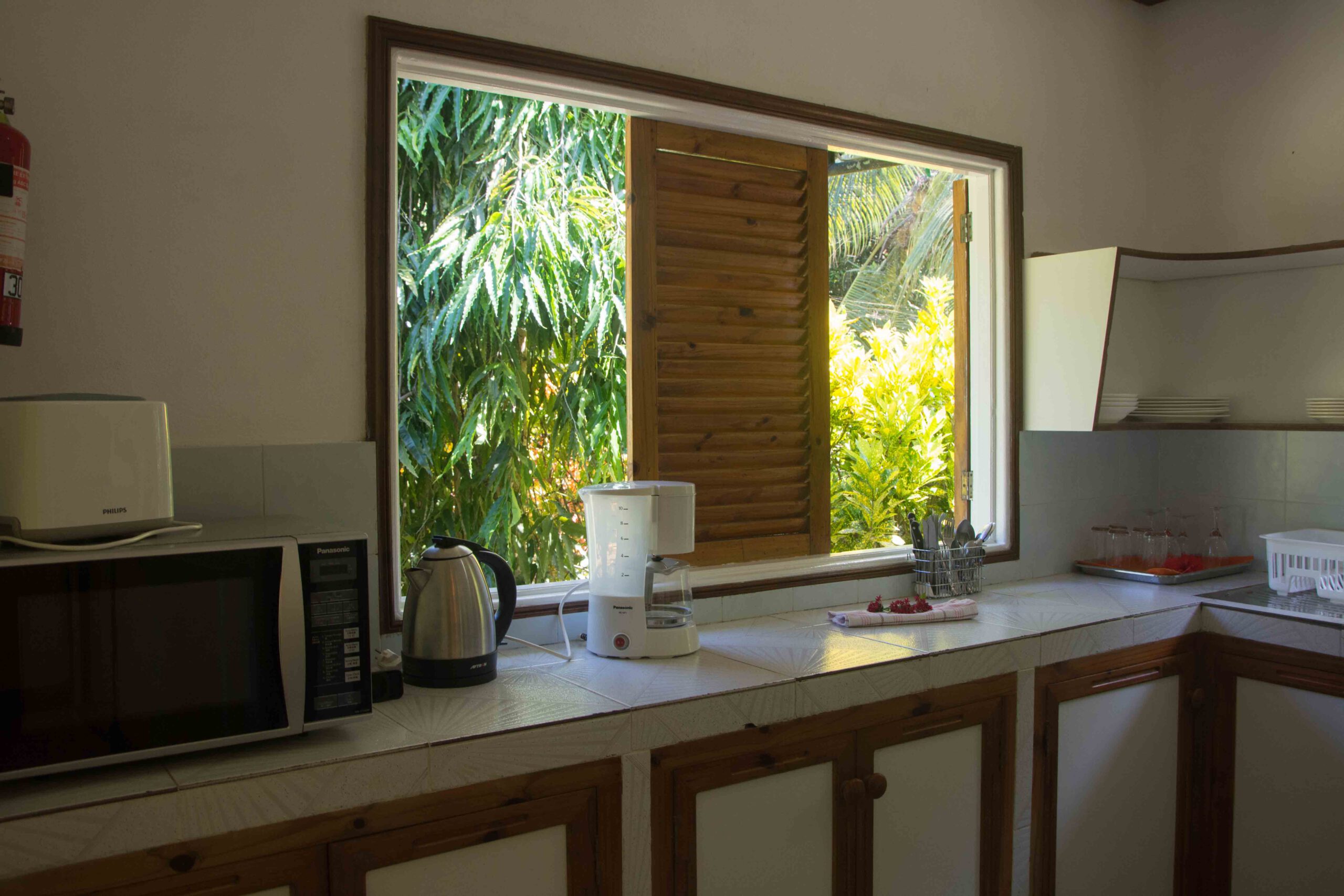 Chalet Kokover La Digue kitchen