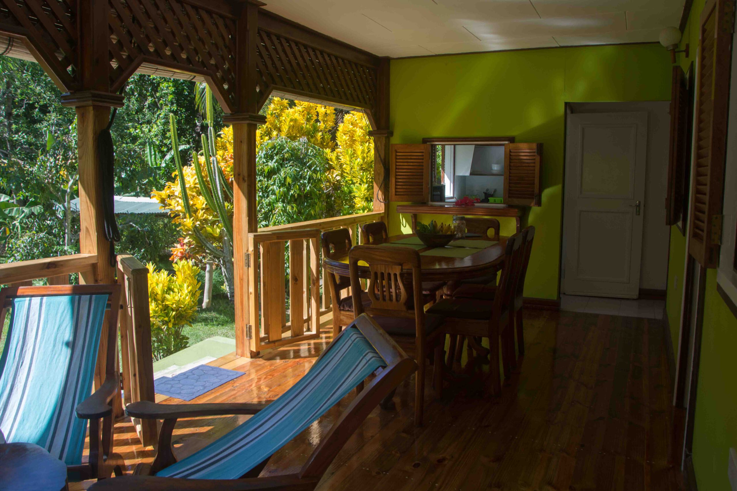 Veranda Chalet Kokover La Digue